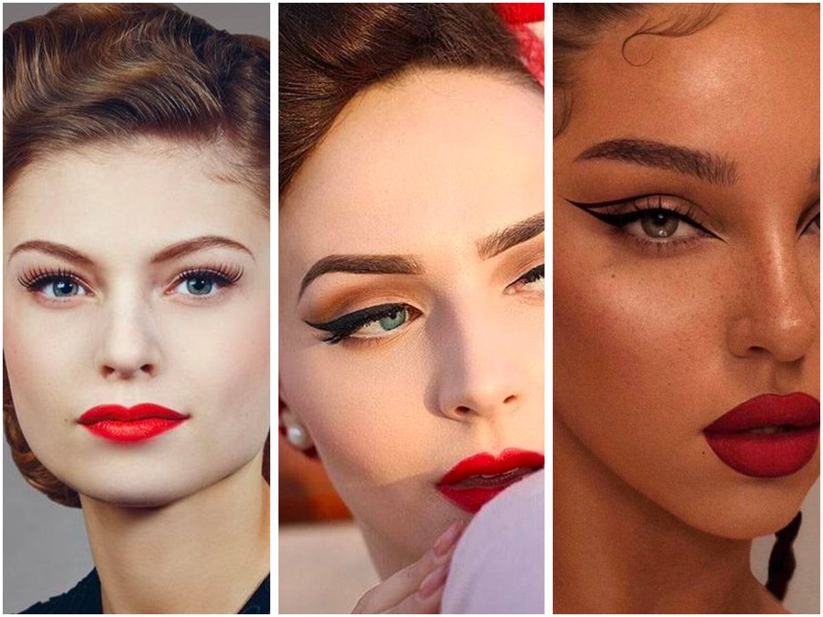 Winged online eyeliner looks
