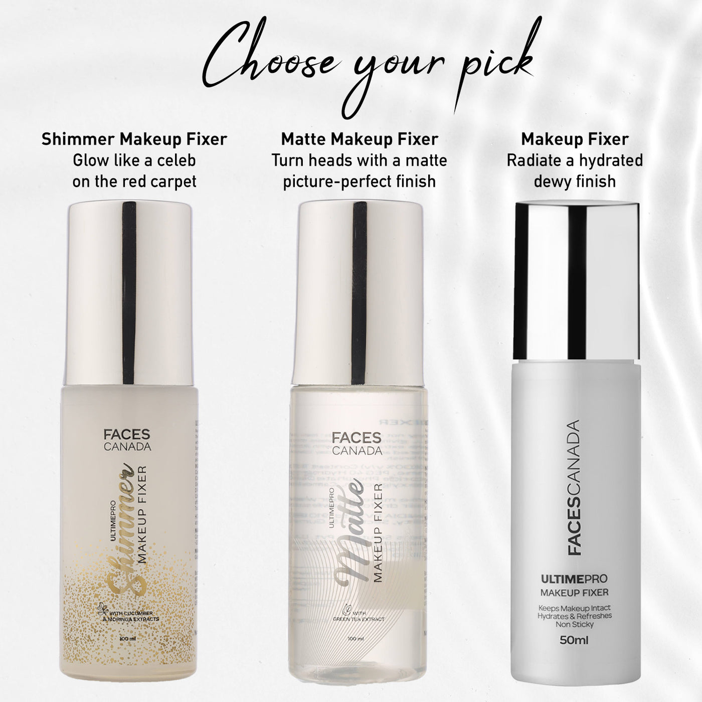 Ultime Pro Shimmer Makeup Fixer Spray