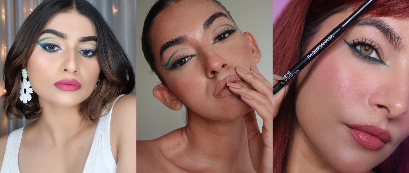 8 Ways to Wear Colored Graphic Eyeliner Like a Goddess
