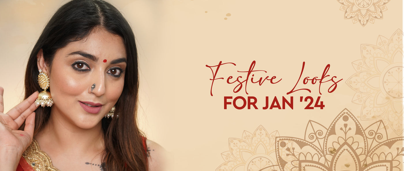 Slay with These Pongal, Lohri, & Makar Sankranti Makeup Looks