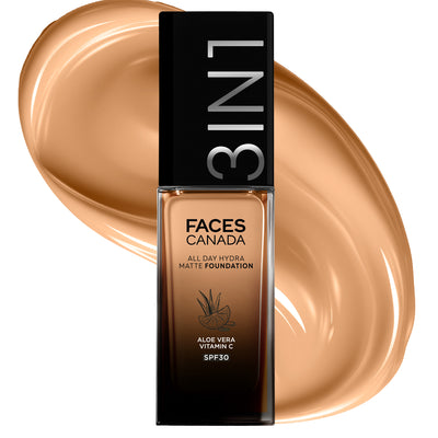 3 in 1 All Day Hydra Matte Foundation 30 ml