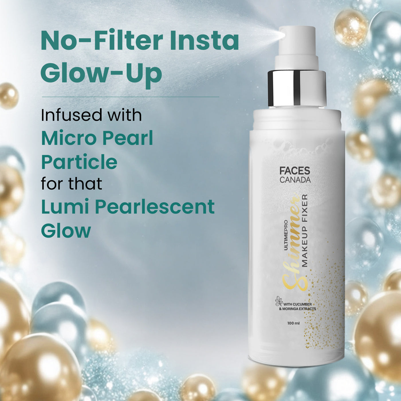 Ultime Pro Shimmer Makeup Fixer Spray