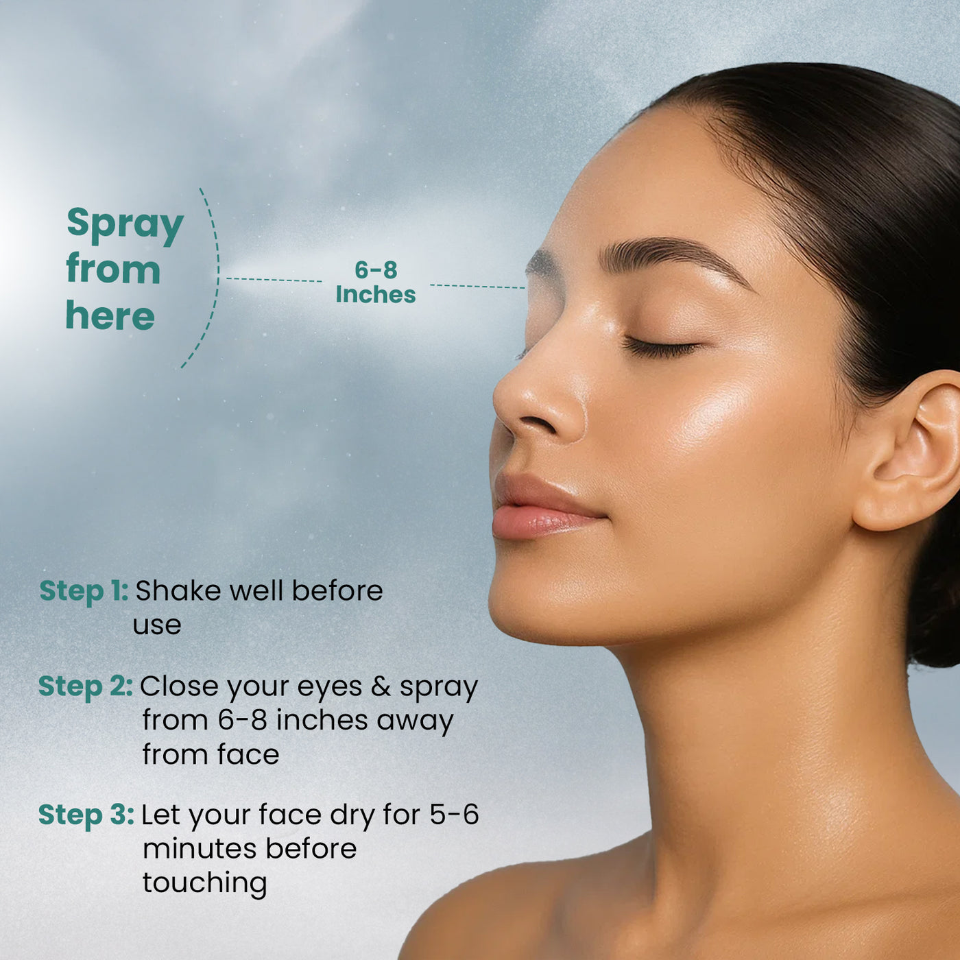 Ultime Pro Shimmer Makeup Fixer Spray Mini