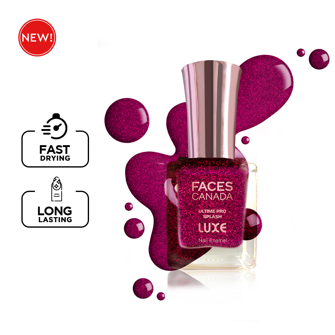 Ultime Pro Splash Luxe Nail Enamel - Ruby Rush