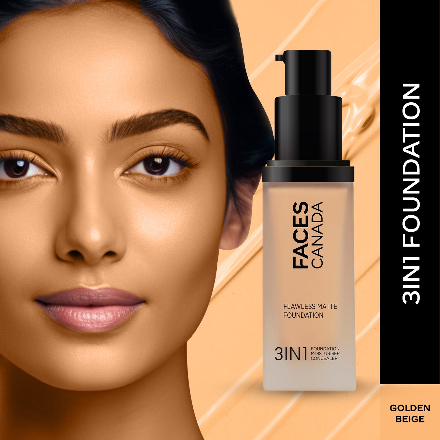 Flawless Matte Foundation Golden Beige 032