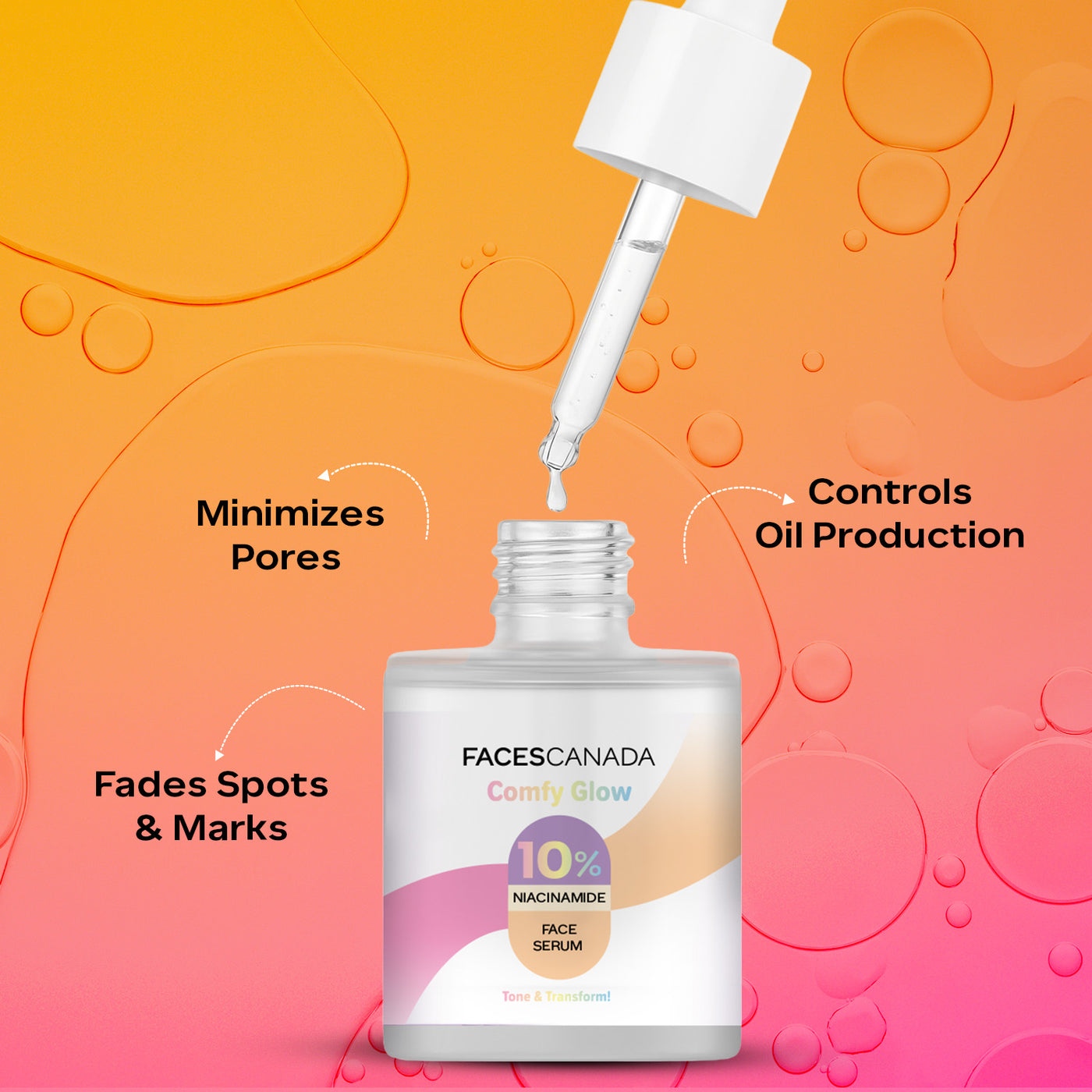 Comfy Glow 10% Niacinamide Face Serum 15ml