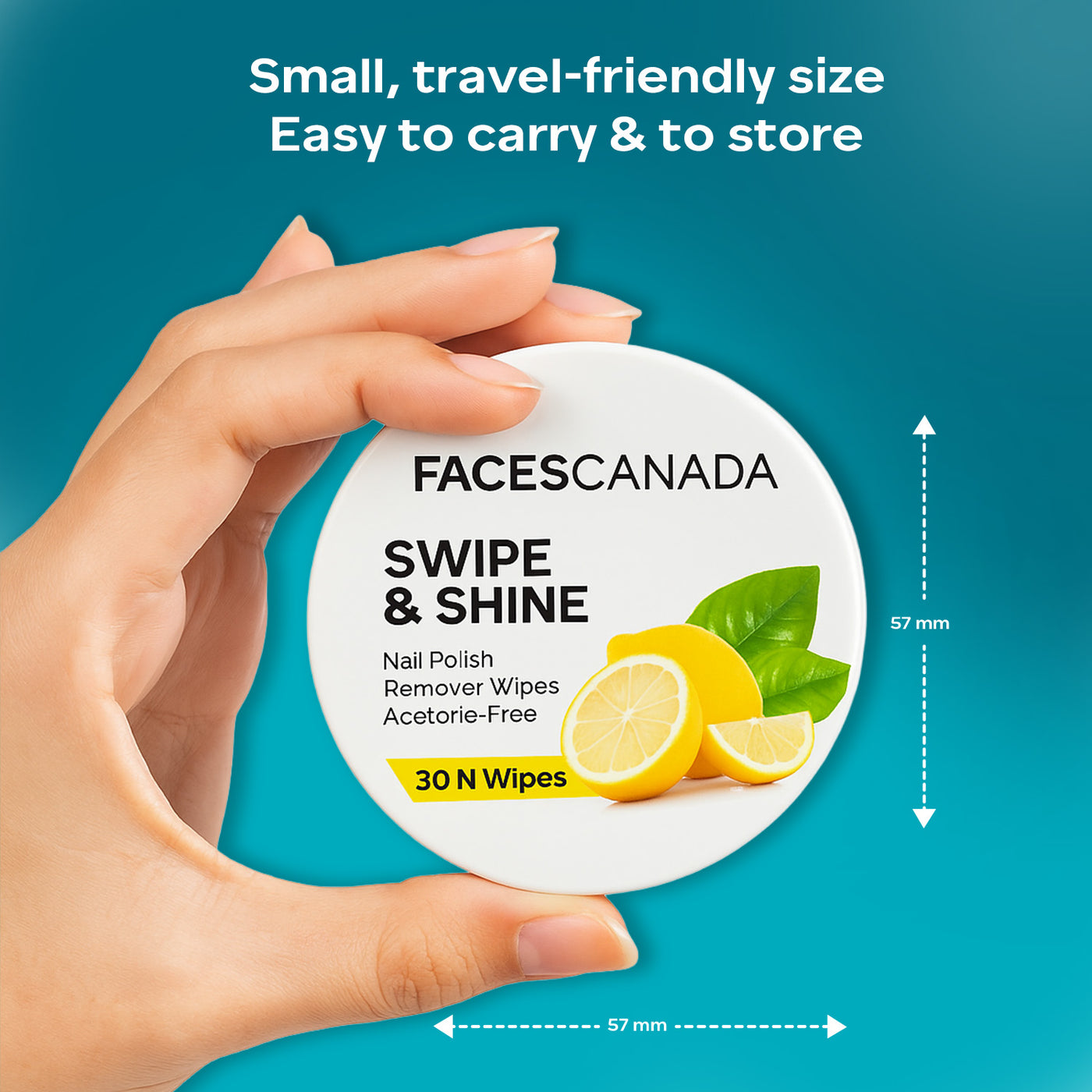 Swipe & Shine Nail Paint Wipes (30 pc)