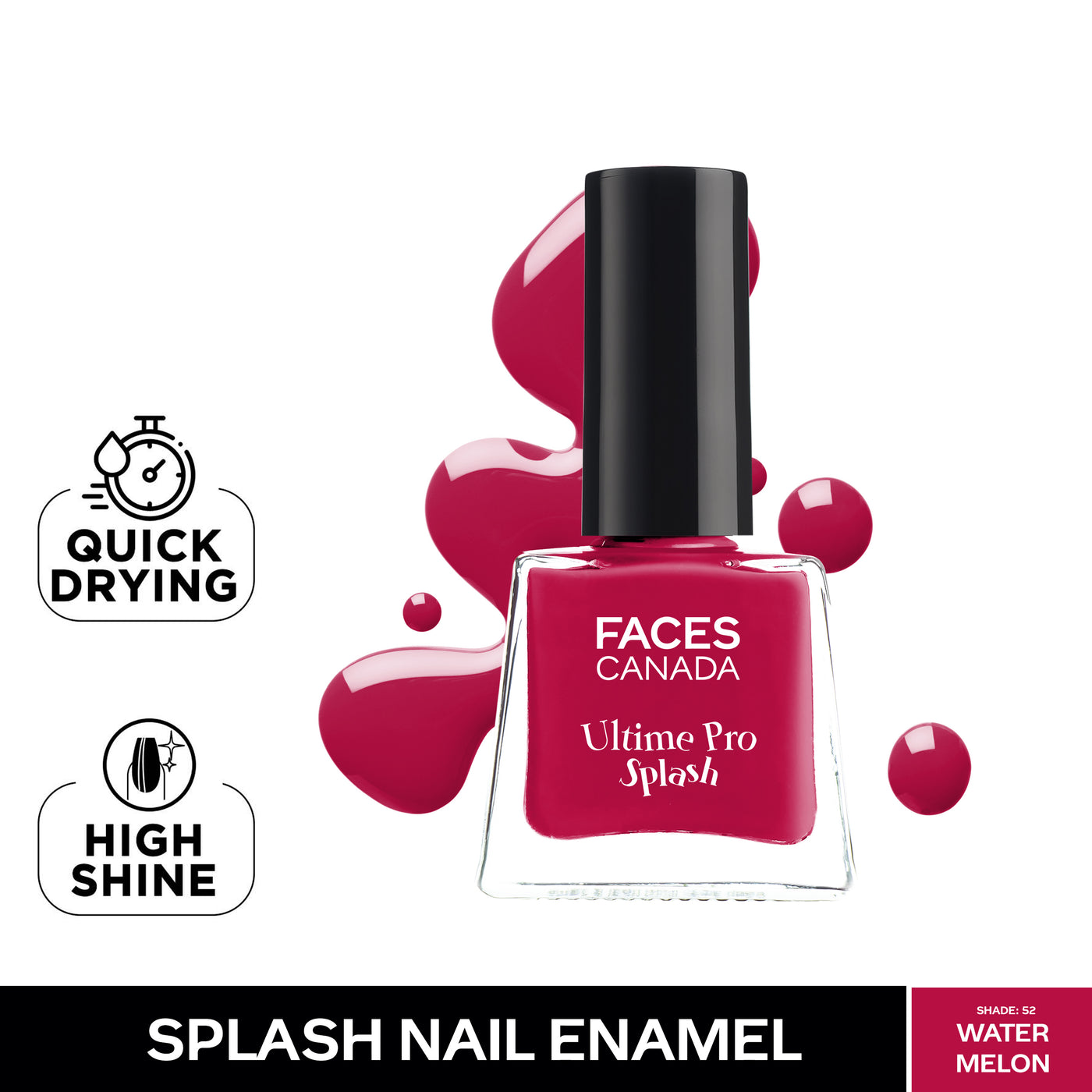 Buy FACES CANADA Ultime Pro Splash Nail Enamel  Long Lasting Shine Online  at Best Price of Rs 1043  bigbasket