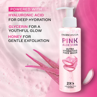 Pink Aloe Vera Ultra Hydrating Face Wash