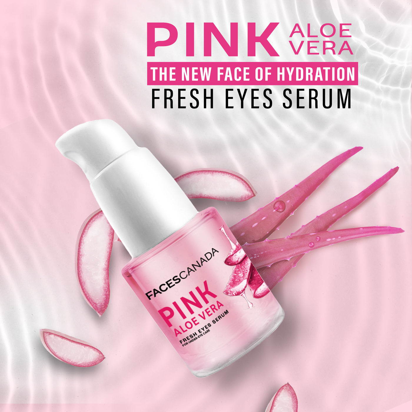 Pink Aloe Vera Fresh Eyes Serum