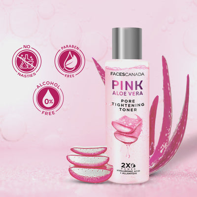 Pink Aloe Vera Pore Tightening Toner