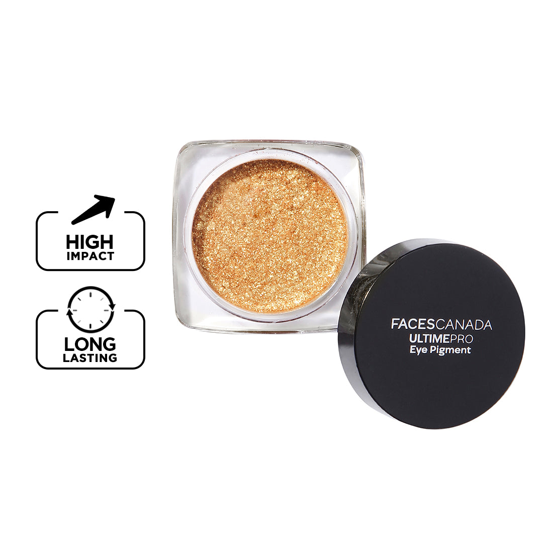 High pigment shop gold eyeshadow