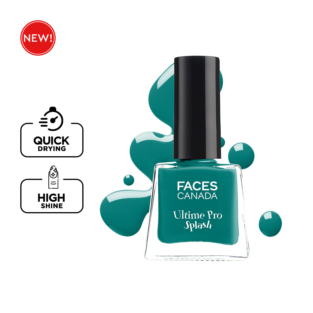 Faces Canada Splash Nail Combo - White O White + Black Beauty - 8ml | eBay